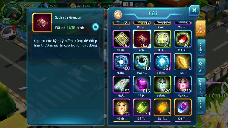 MÃ : #TTS5196 - S1445 - V8 - 1K6 SÁCH - PALKIA CỘNG HƯỞNG HOOH BÁ CHỦ WHITE BC KYOGRE BC CẶP LATI BC THẦN GIÓ BC