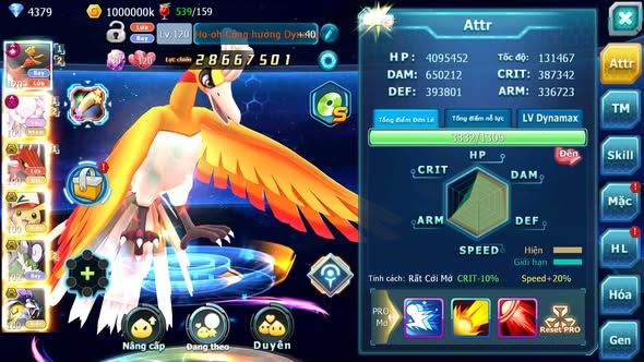 MÃ : #TTS5202 - S1237 - TOP23 - V14 - HOOH CỘNG HƯỞNG DYNAMAX DIANCIE DYNAMAX QVLD BC PIKACHU BC THẦN GIÓ BC NHIỀU PET HT