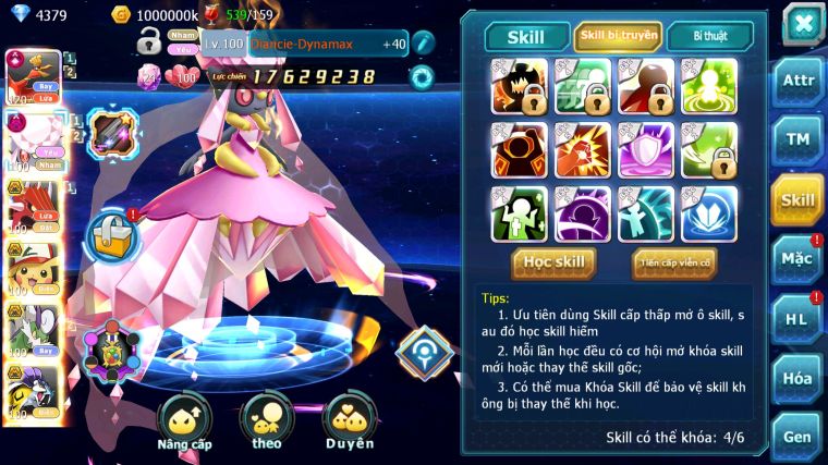 MÃ : #TTS5202 - S1237 - TOP23 - V14 - HOOH CỘNG HƯỞNG DYNAMAX DIANCIE DYNAMAX QVLD BC PIKACHU BC THẦN GIÓ BC NHIỀU PET HT