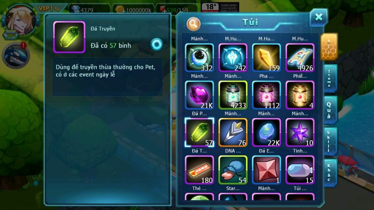 MÃ : #TTS5202 - S1237 - TOP23 - V14 - HOOH CỘNG HƯỞNG DYNAMAX DIANCIE DYNAMAX QVLD BC PIKACHU BC THẦN GIÓ BC NHIỀU PET HT