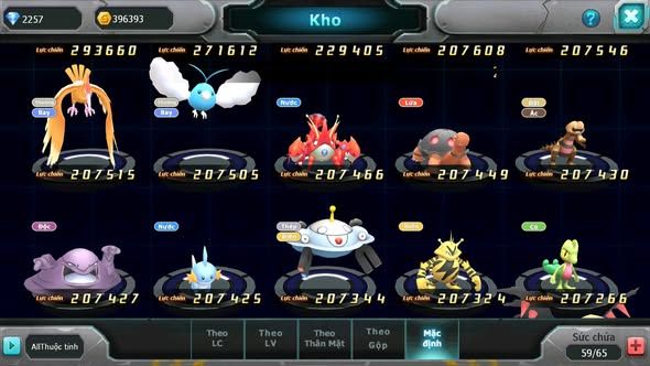 MÃ : #TTS5201 - S1847 - V5 - TOP27 - BTAA RAIKOU GROUDON AMDLO