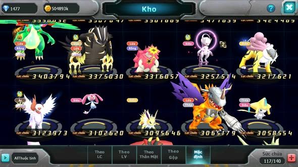 MÃ : #TTS5206 - S1347 - TOP 22 - V14 - WHITE CỘNG HƯỞNG PALKIA CỘNG HƯỞNG BLACK BC KYOGRE BC UNVOA CẶP LATI BC RẮN BĂNG BC