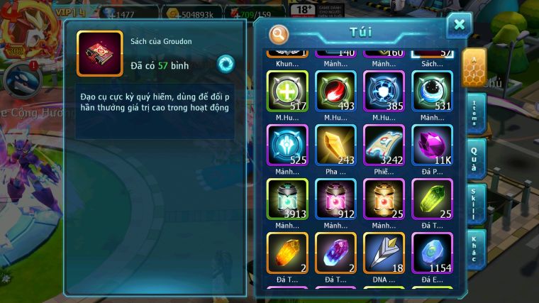 MÃ : #TTS5206 - S1347 - TOP 22 - V14 - WHITE CỘNG HƯỞNG PALKIA CỘNG HƯỞNG BLACK BC KYOGRE BC UNVOA CẶP LATI BC RẮN BĂNG BC