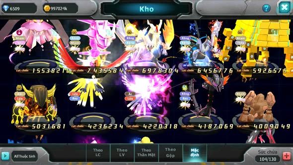 MÃ : #TTS5215 - S1464 - TOP 48 - V12 - DIANCIE DYNAMAX RẮN BĂNG BC WHITE BC UNVOA SAKATAKA BC NHIỀU PET HT