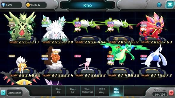 MÃ : #TTS5215 - S1464 - TOP 48 - V12 - DIANCIE DYNAMAX RẮN BĂNG BC WHITE BC UNVOA SAKATAKA BC NHIỀU PET HT