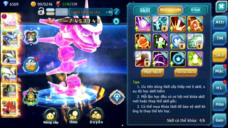 MÃ : #TTS5215 - S1464 - TOP 48 - V12 - DIANCIE DYNAMAX RẮN BĂNG BC WHITE BC UNVOA SAKATAKA BC NHIỀU PET HT