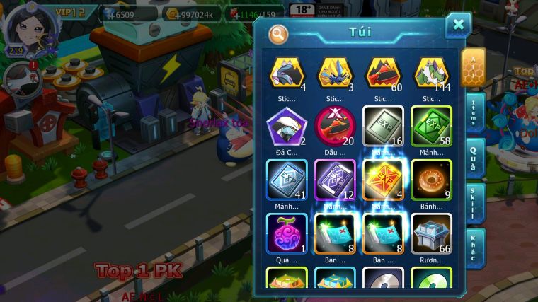 MÃ : #TTS5215 - S1464 - TOP 48 - V12 - DIANCIE DYNAMAX RẮN BĂNG BC WHITE BC UNVOA SAKATAKA BC NHIỀU PET HT