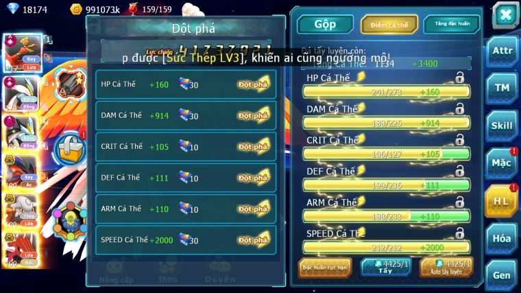 MÃ : #TTS5214 - S979 - TOP12 - 18K KC - HOOH CỘNG HƯỞNG DYNAMAX WHITE CỘNG HƯỞNG DYNAMAX YVETAL BC HENTRAN BC NHIỀU PET HT