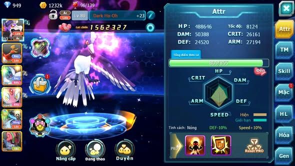 MÃ : #TTS5220 - S1822 - TOP28 - V5 - DRAK HOOH HOOH LUGIA MES