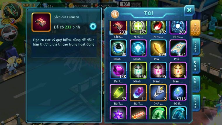 MÃ : #TTS5224 - S1393 - HOOH DYNAMAX QVLD BC WHITE BC UNVOA BLACK THẦN GIÓ BC CẶP LATI BC