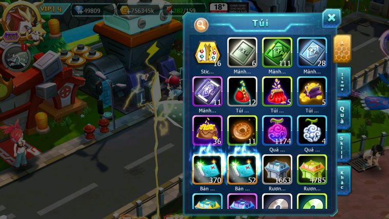 MÃ : #TTS5229 - S538 - TOP 11 - V14 - 3K5 SÁCH - 50K KC - HOOH DYNAMAX HOOPA BÁ CHỦ LUGIA CỘNG HƯỞNG RAYQUAZA BC UNVOA WB NHIỀU PET HT