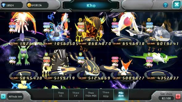 MÃ : #TTS5227 - S1216 - V5 - 18K9 KC - HOOH CỘNG HƯỞNG DYNAMAX UNVOA QVLD BC LUGIA BC QVBC BÁ CHỦ NHIỀU PET HT