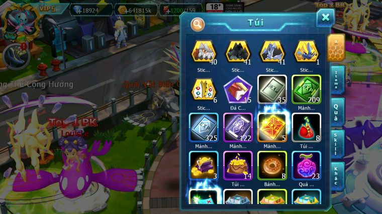 MÃ : #TTS5227 - S1216 - V5 - 18K9 KC - HOOH CỘNG HƯỞNG DYNAMAX UNVOA QVLD BC LUGIA BC QVBC BÁ CHỦ NHIỀU PET HT