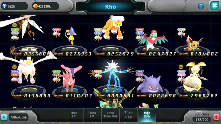 MÃ : #TTS5231 - S179 - V18 - 448 SÁCH - TOP2 - DIANCIE CỘNG HƯỞNG DYNAMAX HOOH CỘNG HƯỞNG DYNAMAX PALKIA CỘNG HƯỞNG YVETAL BC NHIỀU PET HT