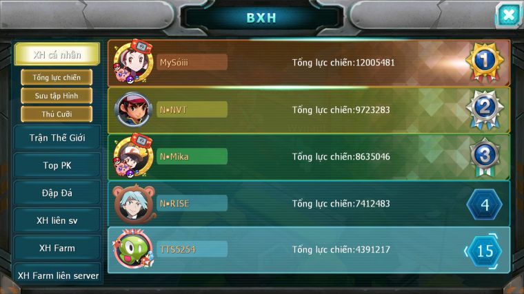 MÃ : #TTS5254 - S1829 - TOP 15 - V9 - 200 MẢNH Z100 BÁ CHỦ - ZEVIL HOOH GROUDON LUGIA LAIT RAIKOU GOODRA