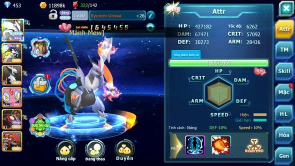 MÃ : #TTS5259 - S1790 - V7 - UNVOA RAIKOU ARC ĐẤT ZEVIL MES GROUDON