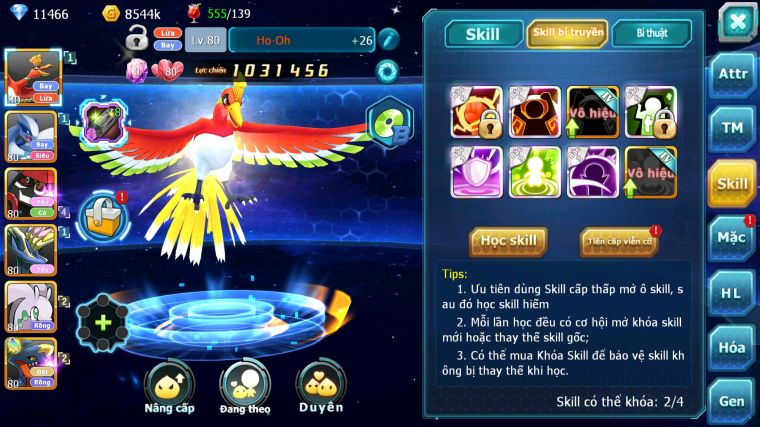 MÃ : #TTS5268 - S1184 - 11K KC - HOOH LUGIA TAPU BULU