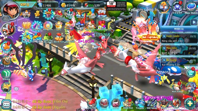 MÃ : #TTS5268 - S1184 - 11K KC - HOOH LUGIA TAPU BULU