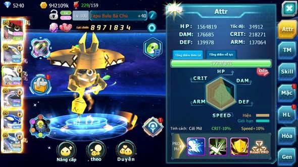 MÃ : #TTS5266 - S1658 - V9 - 500 SÁCH - TAPU BULU BÁ CHỦ CẶP CÁ BÁ CHỦ UNVOA PALKIA BC CẶP LATI BC