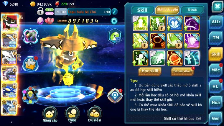 MÃ : #TTS5266 - S1658 - V9 - 500 SÁCH - TAPU BULU BÁ CHỦ CẶP CÁ BÁ CHỦ UNVOA PALKIA BC CẶP LATI BC