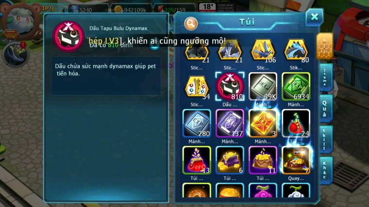 MÃ : #TTS5266 - S1658 - V9 - 500 SÁCH - TAPU BULU BÁ CHỦ CẶP CÁ BÁ CHỦ UNVOA PALKIA BC CẶP LATI BC