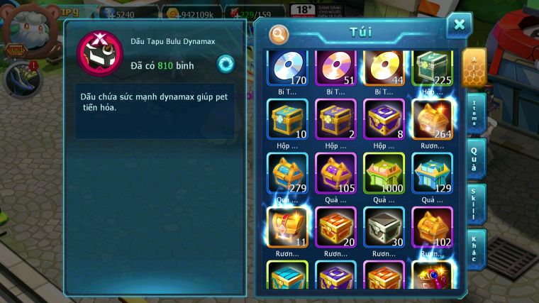 MÃ : #TTS5266 - S1658 - V9 - 500 SÁCH - TAPU BULU BÁ CHỦ CẶP CÁ BÁ CHỦ UNVOA PALKIA BC CẶP LATI BC