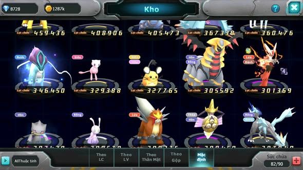 MÃ : #TTS5264 - S1839  - V4 - TOP 32 - SÁNG THẾ TAPU BULU MES THẦN ĐIỆN