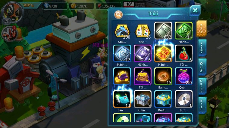 MÃ : #TTS5264 - S1839  - V4 - TOP 32 - SÁNG THẾ TAPU BULU MES THẦN ĐIỆN