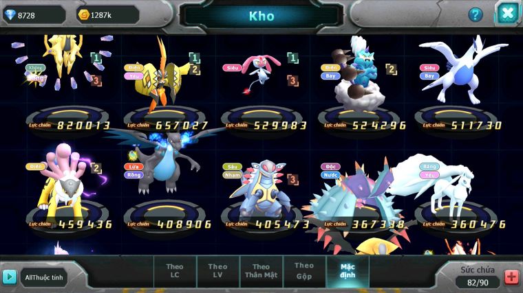 MÃ : #TTS5264 - S1839  - V4 - TOP 32 - SÁNG THẾ TAPU BULU MES THẦN ĐIỆN