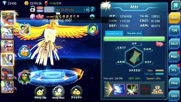 MÃ : #TTS5261 - S1310 - V11 - 25K KC - HOOH BÁ CHỦ UNVOA DRAK HOOH THẦN GIÓ BC CẶP LATI PR DIALGA