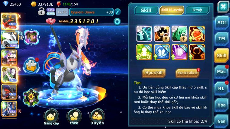 MÃ : #TTS5261 - S1310 - V11 - 25K KC - HOOH BÁ CHỦ UNVOA DRAK HOOH THẦN GIÓ BC CẶP LATI PR DIALGA