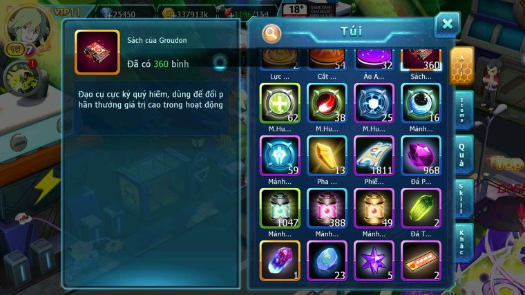 MÃ : #TTS5261 - S1310 - V11 - 25K KC - HOOH BÁ CHỦ UNVOA DRAK HOOH THẦN GIÓ BC CẶP LATI PR DIALGA