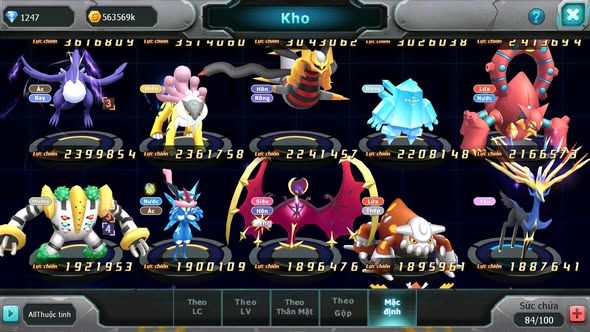 MÃ : #TTS5269 - S1258 - UNVOA WB BÁ CHỦ HOOH BÁ CHỦ PALKIA BÁ CHỦ KYOGRE BC QVLD BC