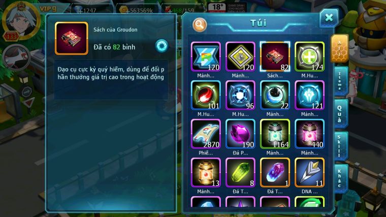 MÃ : #TTS5269 - S1258 - UNVOA WB BÁ CHỦ HOOH BÁ CHỦ PALKIA BÁ CHỦ KYOGRE BC QVLD BC