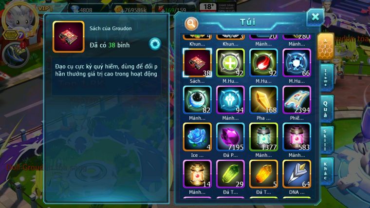 MÃ : #TTS5275 - S1292 - HOOH DYNAMAX BTAA BC QVBC BC QVLD BC HENTRAN BC NHIỀU PET HT