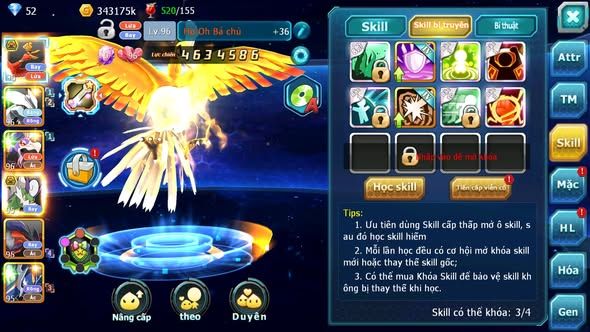 MÃ : #TTS5274 - S1310 - V11 - HOOH BÁ CHỦ UNVOA DRAK HOOH THẦN GIÓ BC YVETAL PR DIALGA CẶP LATI