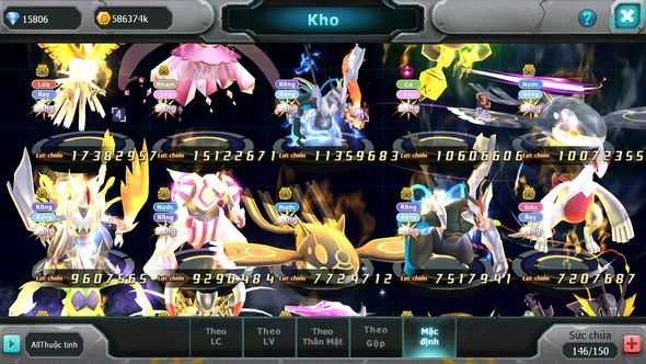 MÃ : #TTS5271 - S901 - TOP18 - V10 - HOOH BÁ CHỦ DIANCIE BC UNVOA TAPU BULU DYNAMAX NHIỀU PET BÁ CHỦ NGON