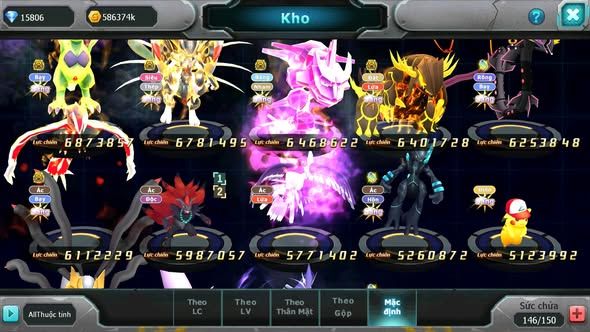 MÃ : #TTS5271 - S901 - TOP18 - V10 - HOOH BÁ CHỦ DIANCIE BC UNVOA TAPU BULU DYNAMAX NHIỀU PET BÁ CHỦ NGON