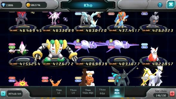 MÃ : #TTS5271 - S901 - TOP18 - V10 - HOOH BÁ CHỦ DIANCIE BC UNVOA TAPU BULU DYNAMAX NHIỀU PET BÁ CHỦ NGON