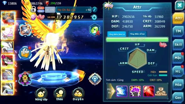 MÃ : #TTS5271 - S901 - TOP18 - V10 - HOOH BÁ CHỦ DIANCIE BC UNVOA TAPU BULU DYNAMAX NHIỀU PET BÁ CHỦ NGON