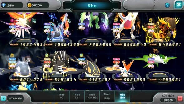 MÃ : #TTS5278 - S1216 - TOP41 - HOOH CỘNG HƯỞNG DYNAMAX UNVOA THẦN GIÓ LUGIA BC QVLD BC QVBC BC NHIỀU PET HT