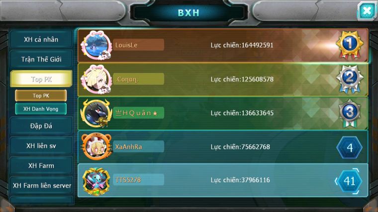 MÃ : #TTS5278 - S1216 - TOP41 - HOOH CỘNG HƯỞNG DYNAMAX UNVOA THẦN GIÓ LUGIA BC QVLD BC QVBC BC NHIỀU PET HT