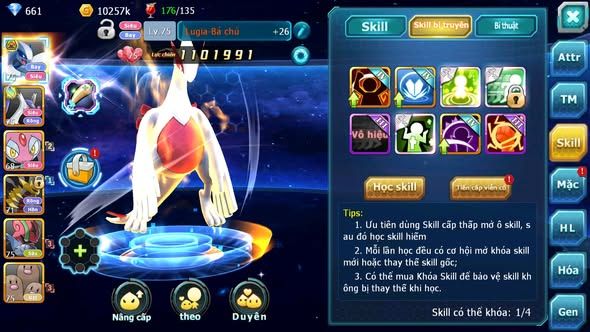 MÃ : #TTS5288 - S1828 - TOP 30 - LUGIA BÁ CHỦ LATI MES GIRATINA