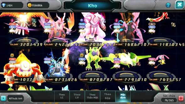 MÃ : #TTS5290 - S1216 - TOP 23 - V11 - HOOH CỘNG HƯỞNG DYANAMX CẶP WB CỘNG HƯỞNG DYNAMAX PALKIA CỘNG HƯỞNG YVETAL BÁ CHỦ 3 TEAM CỰC CHẤT