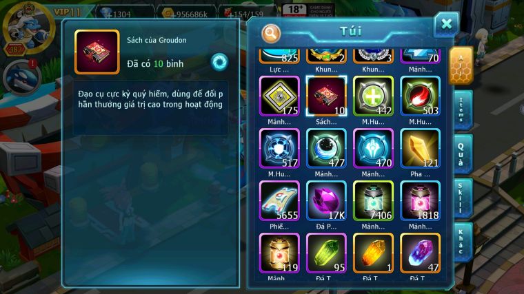 MÃ : #TTS5290 - S1216 - TOP 23 - V11 - HOOH CỘNG HƯỞNG DYANAMX CẶP WB CỘNG HƯỞNG DYNAMAX PALKIA CỘNG HƯỞNG YVETAL BÁ CHỦ 3 TEAM CỰC CHẤT