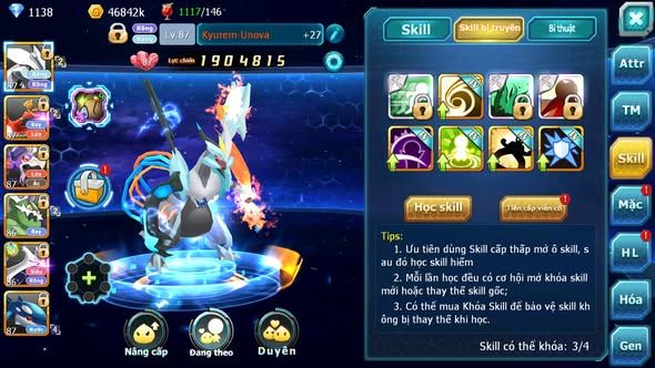 MÃ : #TTS5296 - S1493 - V4 - UNVOA HOOH DRAK HOOH THẦN GIÓ LUGIA CẶP LATI KYOGRE