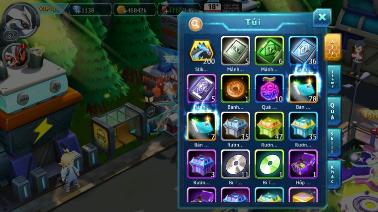 MÃ : #TTS5296 - S1493 - V4 - UNVOA HOOH DRAK HOOH THẦN GIÓ LUGIA CẶP LATI KYOGRE