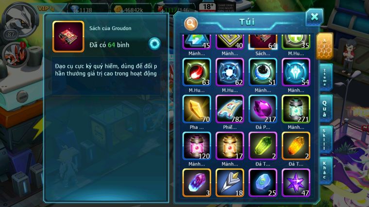 MÃ : #TTS5296 - S1493 - V4 - UNVOA HOOH DRAK HOOH THẦN GIÓ LUGIA CẶP LATI KYOGRE