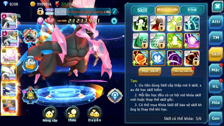 MÃ : #TTS5314 - S1288 - TOP 9 - V14 - BUILD WB CỘNG HƯỞNG DYNAMAX GẮT NHIỀU PET BÁ CHỦ VỀ XÂY TEAM 2 !!