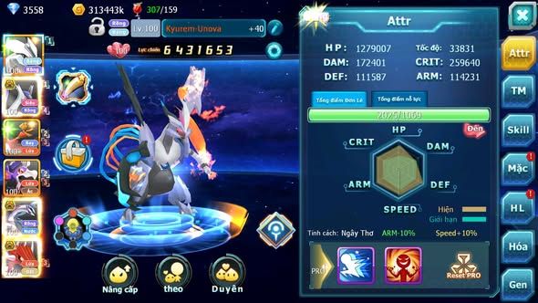 MÃ : #TTS5320 - S1619 - UNVOA CẶP LATI BÁ CHỦ HOOH DRAK HOOH PALKIA BC CẶP LATI BC QVLD BC LUGIA BC